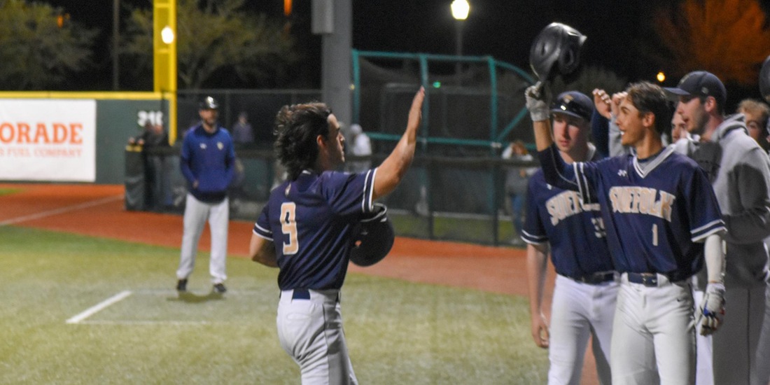 Baseball Storms Back Late to Take Down Tufts, 12-10