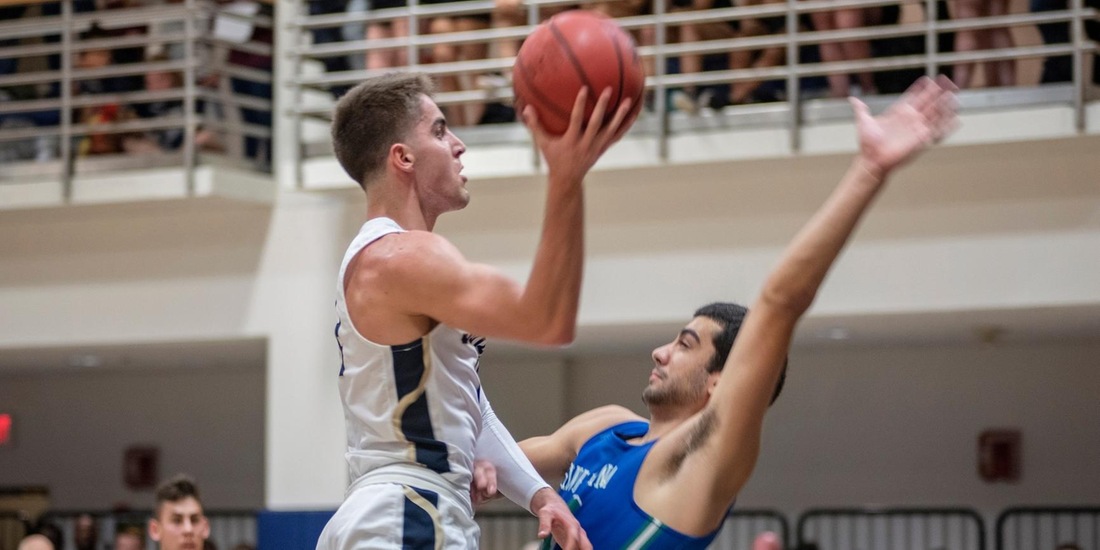 Grillakis, Mulson Pace Men’s Basketball to 88-57 Win Over Lesley