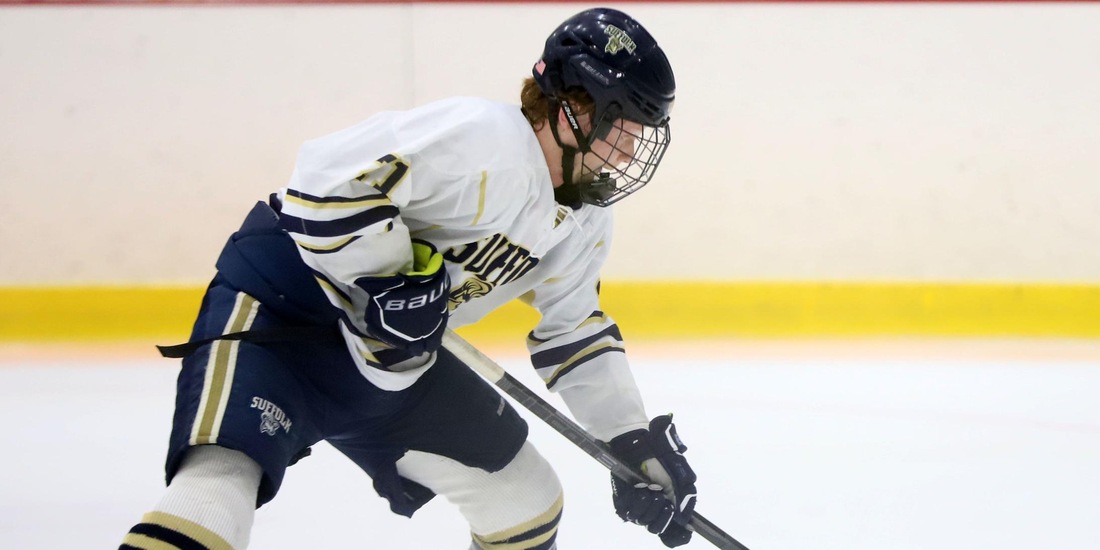 Men’s Hockey Comes Up Short in Overtime to No. 12 UNE, 3-2