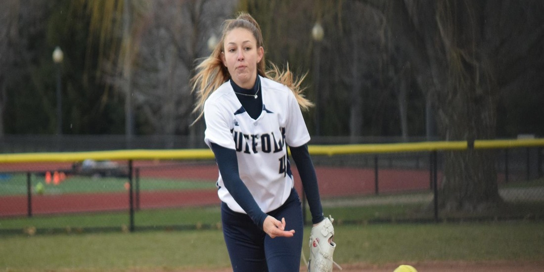 DelCervo Shoves Complete Game as Softball Sweeps Roger Williams