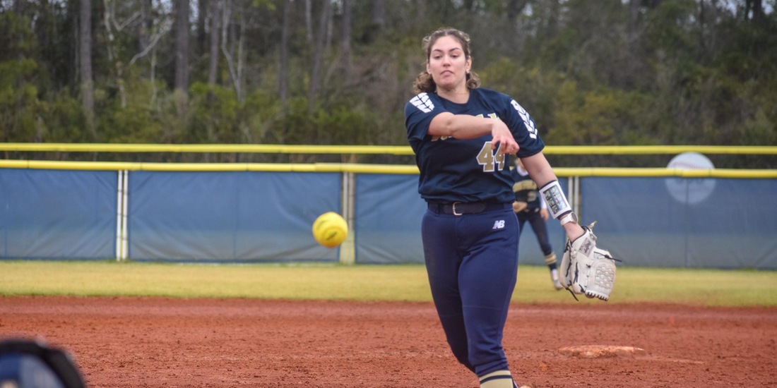 Jacob’s Twirling Not Enough, Softball Falls to WNE in Game One, 4-3