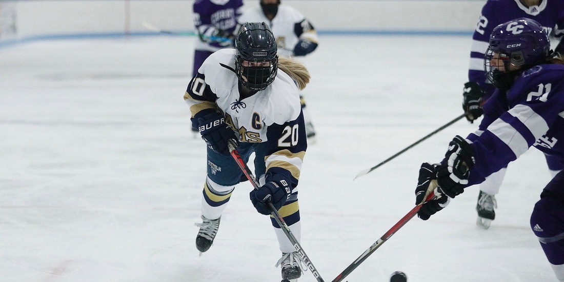 Women’s Hockey Snipes Salve Regina, 3-1, Ties Program Win Record
