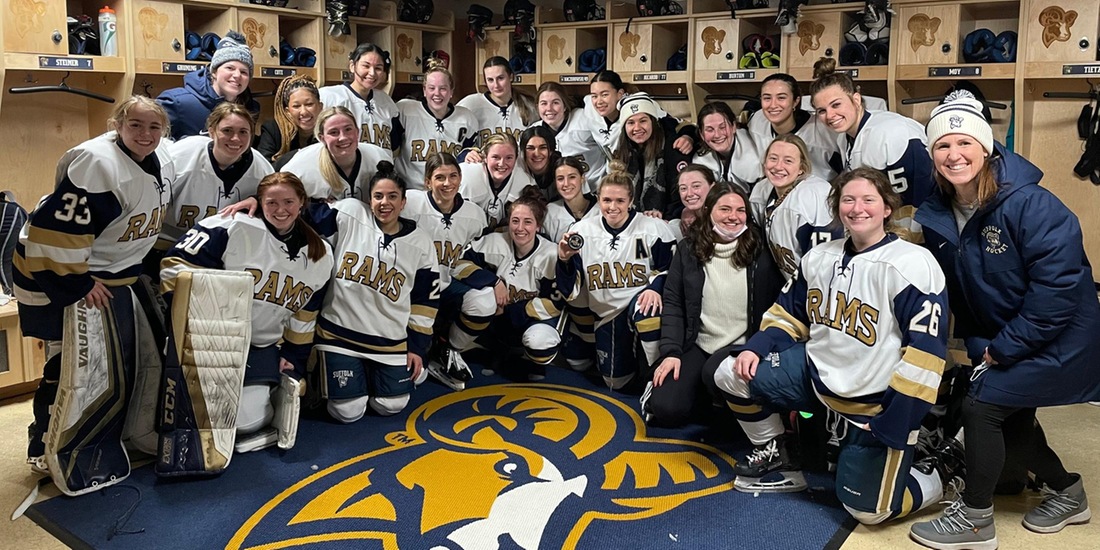 Women’s Hockey Blanks Salve Regina, 3-0, for Record Win