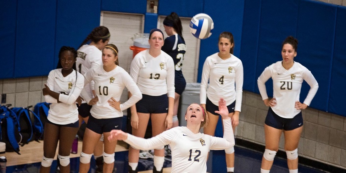 Volleyball Sweeps Emmanuel, Defeats Saints for First Time in Program History
