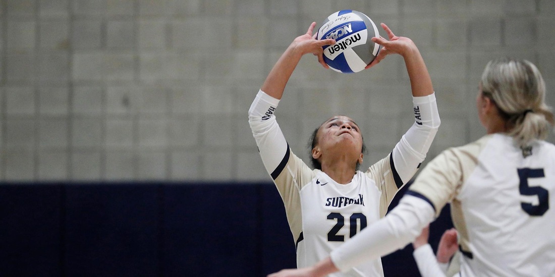 Johnson Becomes All-Time Assists Leader, Volleyball Sweeps Roger Williams