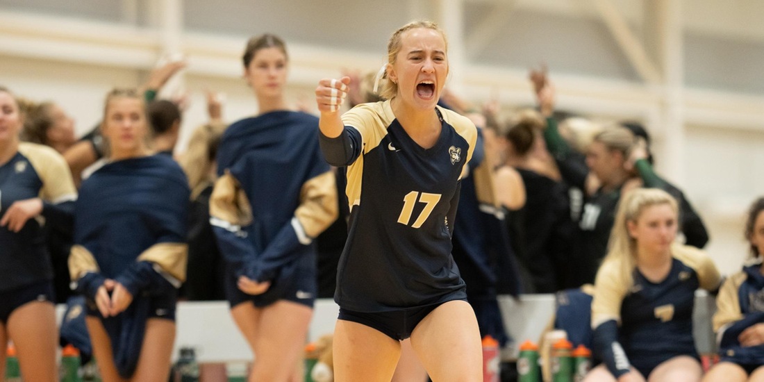 Keowen Sets Kills Record in Volleyball's 3-0 Loss at WestConn