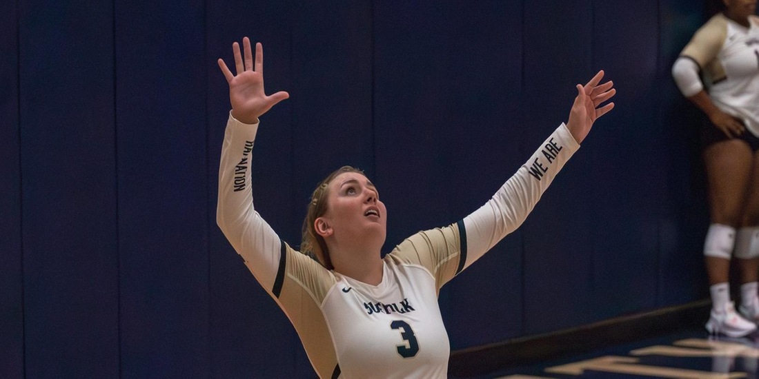 Volleyball Wraps Up Road Trip at UNE Wednesday
