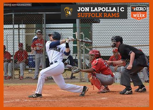 Lapolla Wins Vote, Named HeroSports DIII Offensive HERO of the Week