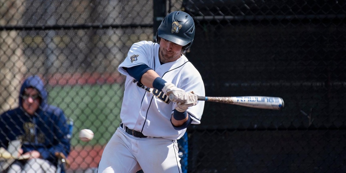 Baseball Outlasts Westfield State in Extras, 12-8, to Open Series 