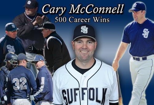 Baseball Coach Cary McConnell Collects 500th Career Win