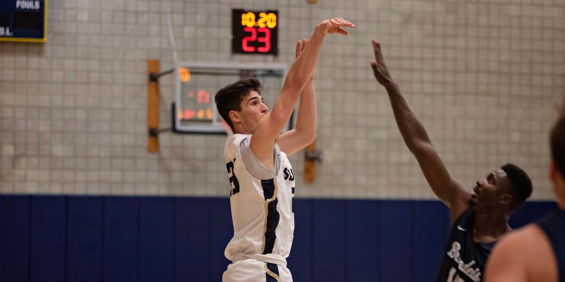 Men’s Basketball Opens GNAC Play with Win, Downs Anna Maria, 81-60 