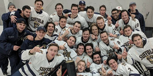 Men’s Hockey Captures 2017 Manchester PAL/Stovepipe Tournament in Final Seconds