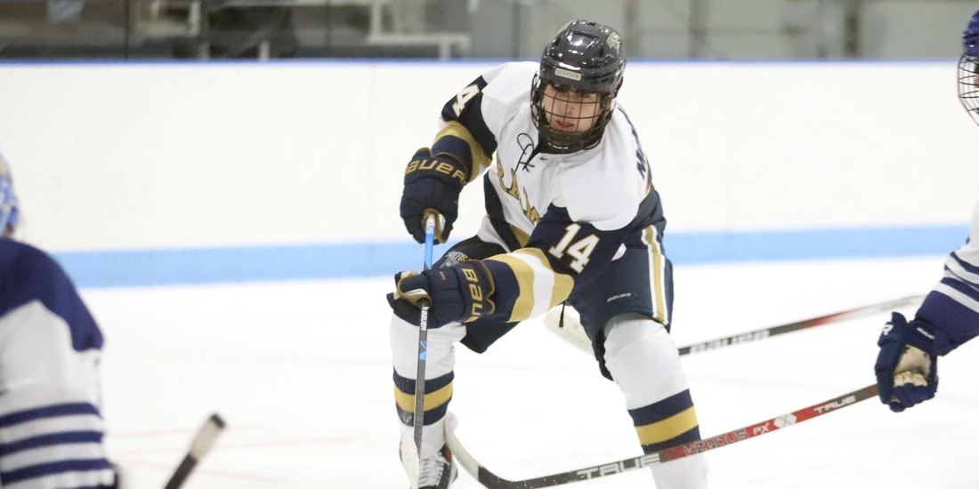 Men’s Hockey Falls to Worcester State in Codfish Bowl Consolation, 3-1