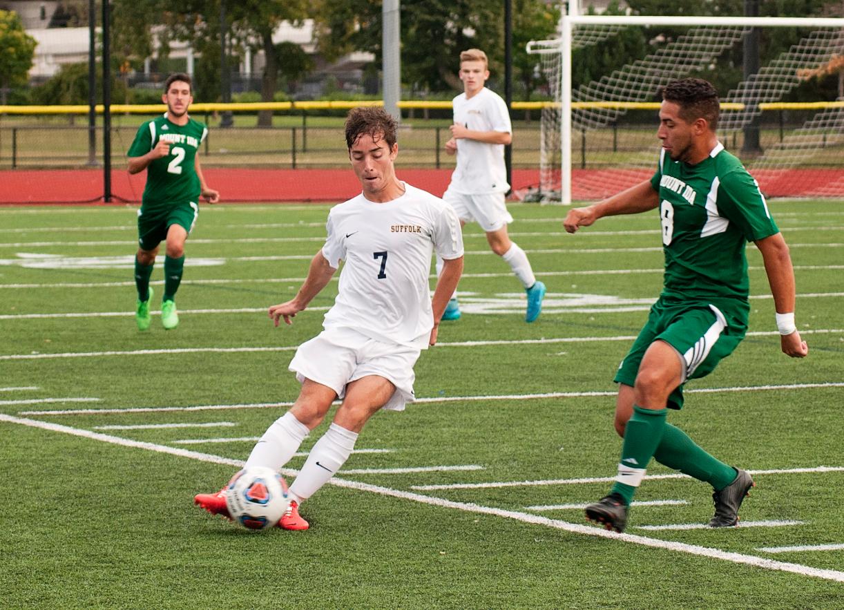 Men’s Soccer Heads Across Town to Duel with Emmanuel