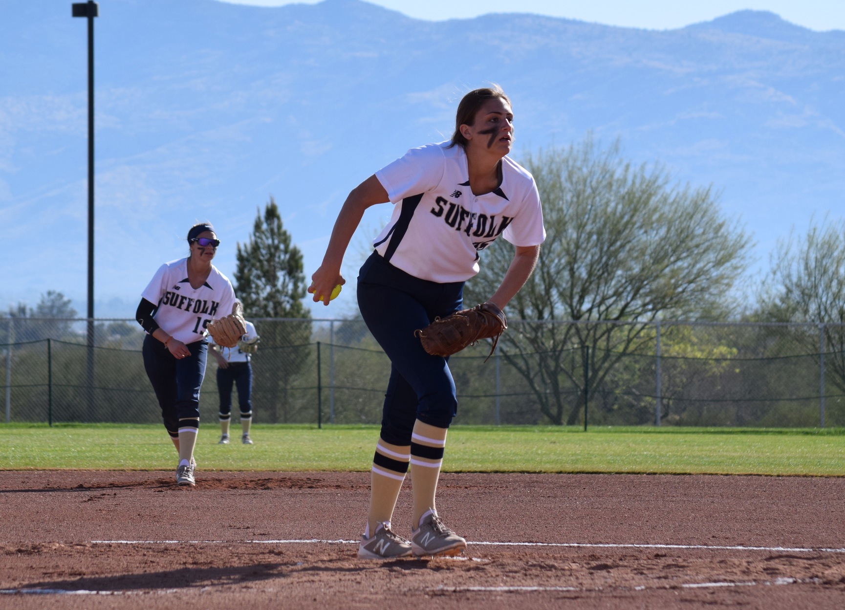 Softball Falls to Emerson, 11-9, in Two Extra Innings, in Game 1