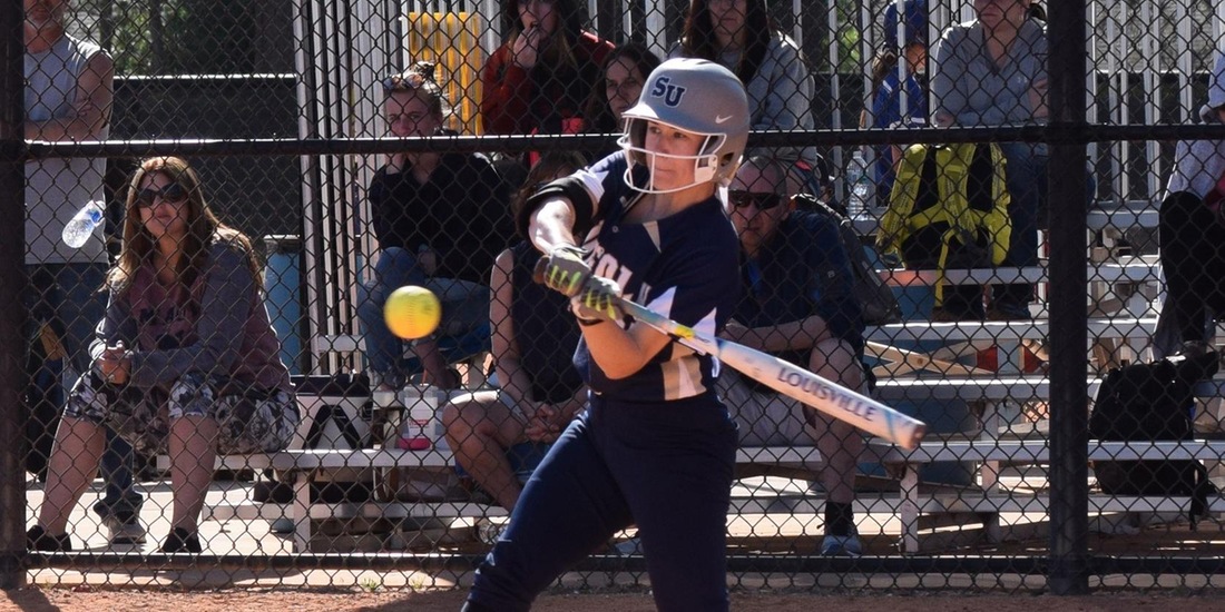 Softball Routs Regis, 9-1, in Five Innings to Open Twinbill