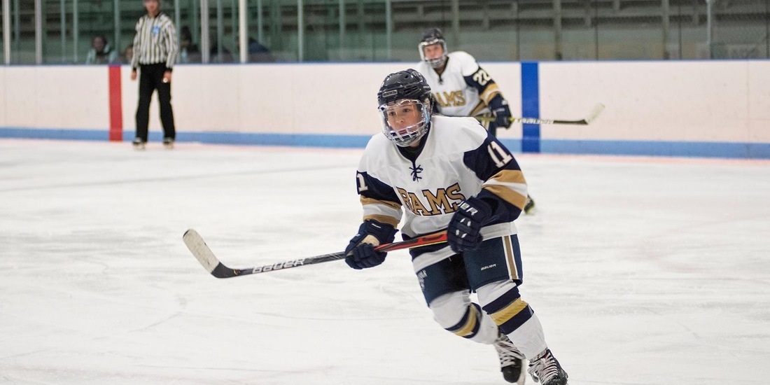Women’s Hockey Tripped Up at Amherst, 5-1