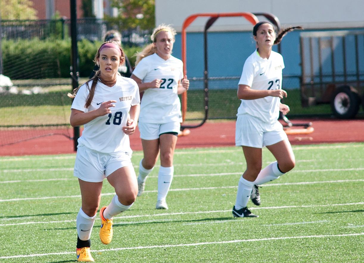Simmons Tops Women's Soccer, 2-0, in GNAC Saturday Action