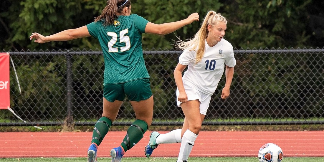 Women’s Soccer Conquers Norwich, 2-0, for Best GNAC Start in Program History