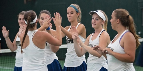 Women’s Tennis Steps Out of GNAC Play, Hosts Lesley Friday