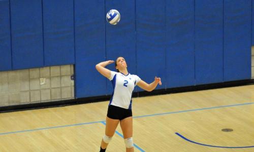 Volleyball Rolls to 3-1 Victory Over Curry College