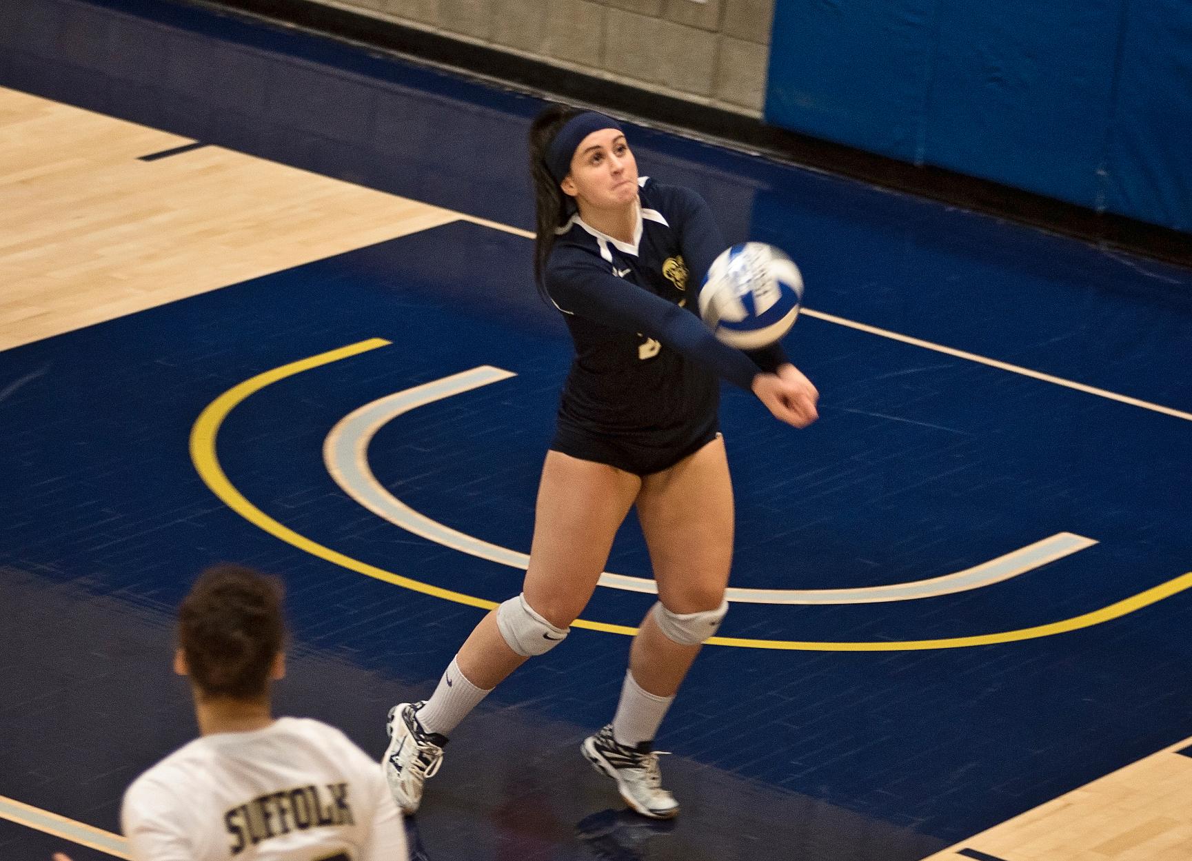 Volleyball’s Season Closes in Straight Sets in GNAC Quarterfinals at JWU