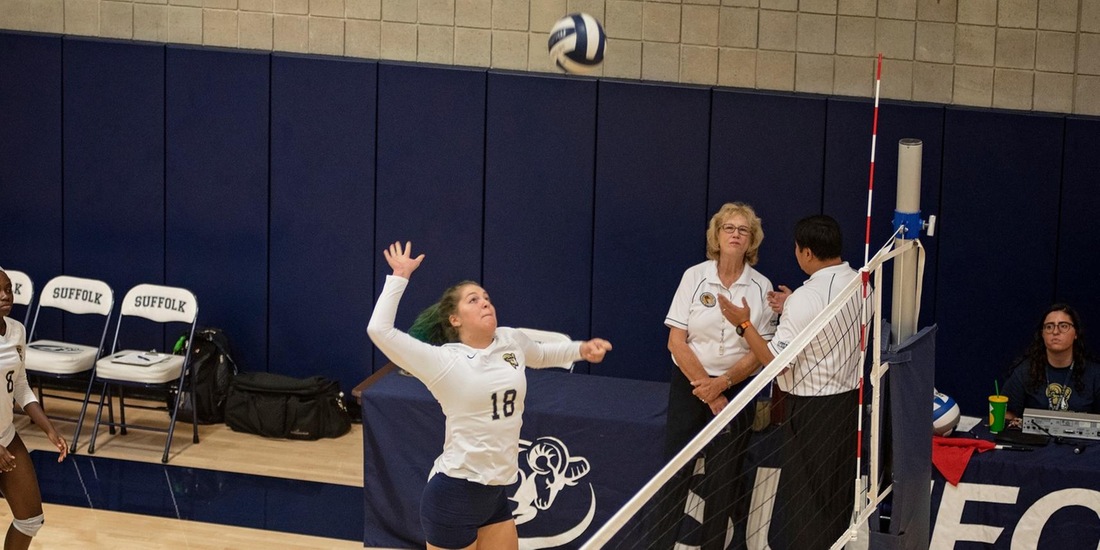 Volleyball Stops Anna Maria in Straight Sets