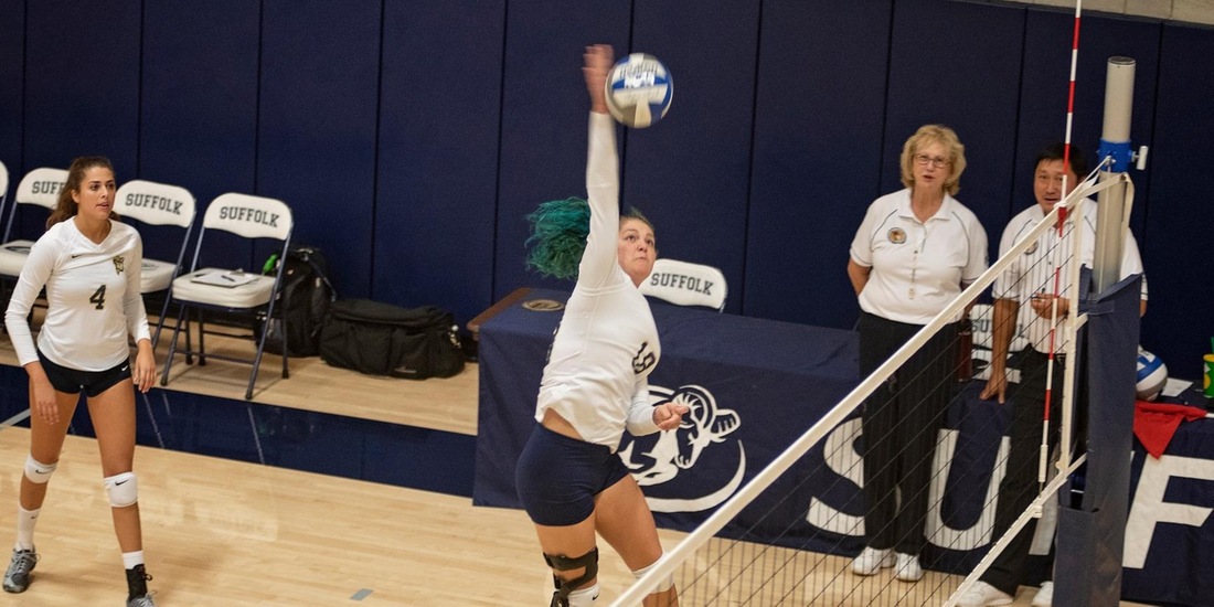 Multiple Rams Post Career Nights in Volleyball’s 3-1 Setback to Rivier