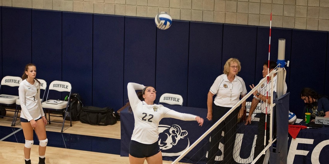 Colby Sawyer Controls Volleyball in Four