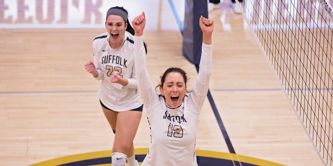 Volleyball Captures 20th Win in GNAC Quarterfinals Sweep of Colby Sawyer