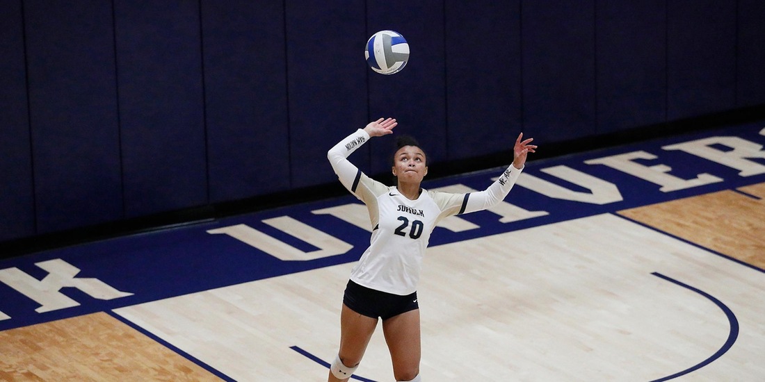 Endicott Stops Volleyball in Four