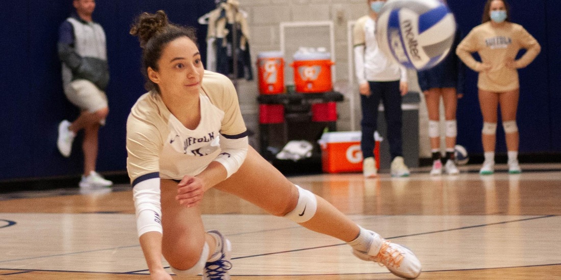 Volleyball Storms Past Keene State in Straight Sets
