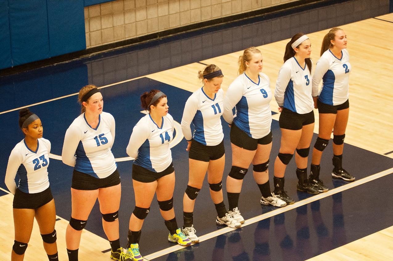 Volleyball Closes Road Swing at Wentworth Tuesday