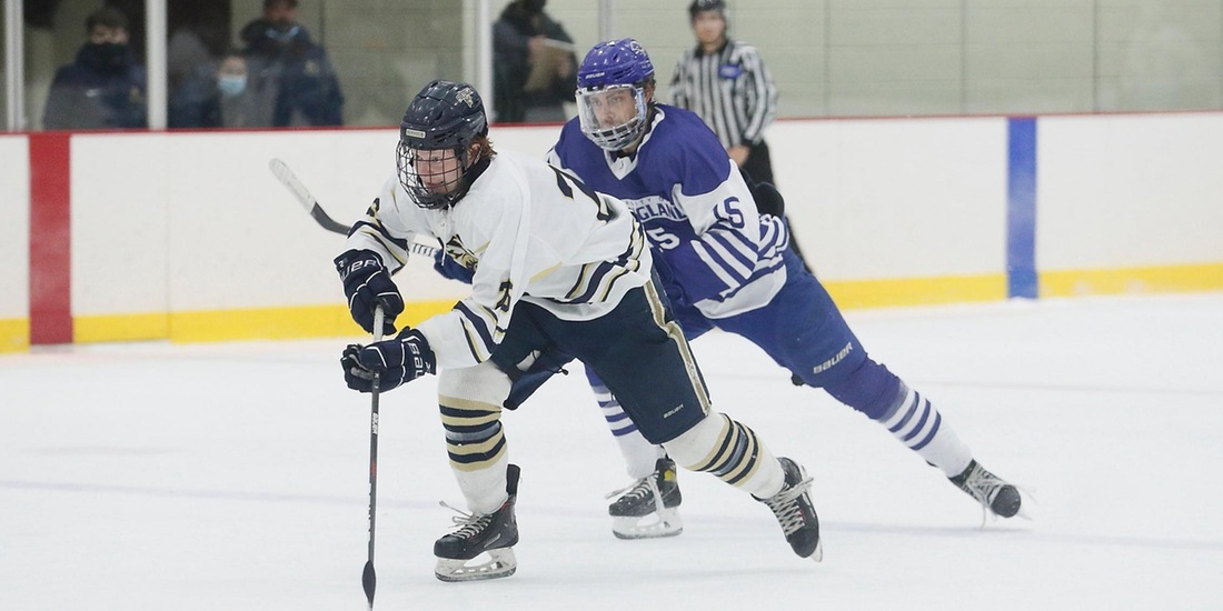 Men’s Hockey Closes Non-Conference Calendar with Rivier Tuesday