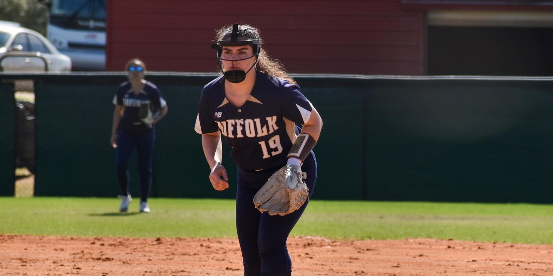 Softball Holds Off UNE in Extras in Game 1, 7-6
