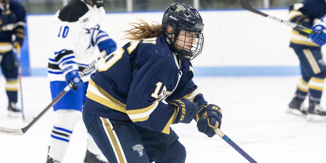 Women’s Hockey Snaps Skid with 4-0 Shutout at Curry